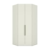 Vicawu Armadio ANGOLARE CULSAC, Bianco, Armadio angolare...