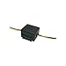 Partslety 12v Car Power Signal Filter Anti-Interference Stereo Radio Audio Relay Capacitor Power Filter Accessories Black