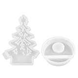 Jesuses betete Kerzenhalter Formen, Gussformen, Weihnachtsbaum Kerzenhalter Silikonformen für Tischdekorationen, Jesuses betete Silikonform