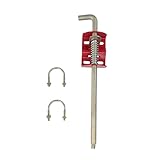 Rural365 Farm Gate Anchor Cane Bolt 18in - Farming Livestock Spring-Loaded Fence Gate Drop Rod...