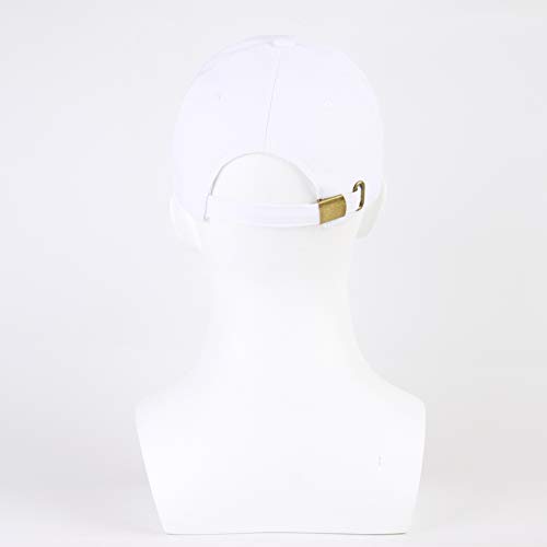 Langzhen Baseball Dad Cap 100% Cotton Fits Men Women Classic Adjustable Plain Hat(Structured-White) #TOP3