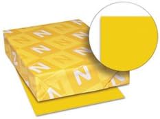 Neenah Paper 22771 Color Cardstock, 65lb, 8 1/2 x 11, Galaxy Gold, 250 Sheets