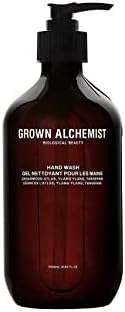 Grown Alchemist Hand Wash: Cedarwood Atlas, Ylang Ylang, Tangerine. Gentle Hand Wash that Hydrates and Cleanses Skin, 16.9 Ounce (500ml)