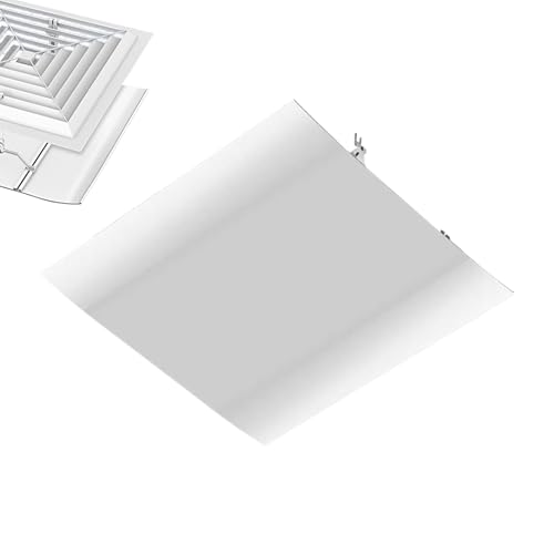 Biniveil Desviador de Aire Acondicionado - Deflector Cuadrado de Aire Acondicionado,Cubreregistro Regulable Difusor de Aire para Interior Exterior Hogar Oficina Sótano Ventana Techo