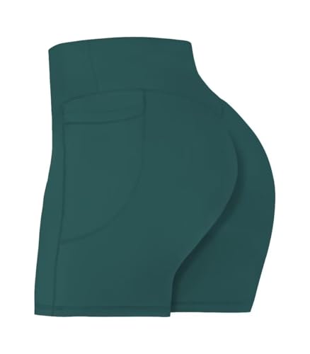 Image of Sunzel No Front Seam Biker Shorts for Women with Pockets, Yoga Workout Gym Bike Shorts with Tummy Control | 3, 5 Or 8-Inch Inseam, High Waisted, No Front Seam, Side Pockets, Buttery Soft, Compression Fit, Squat Proof, Tummy Control
