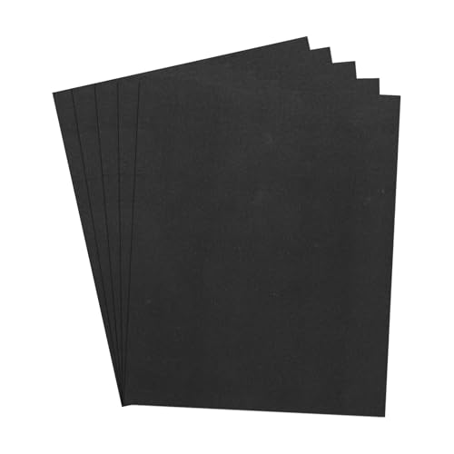 Rebower 5 Pcs 600 Grit Sandpaper 9 x 11 Inch Sand Paper Silicon Carbide