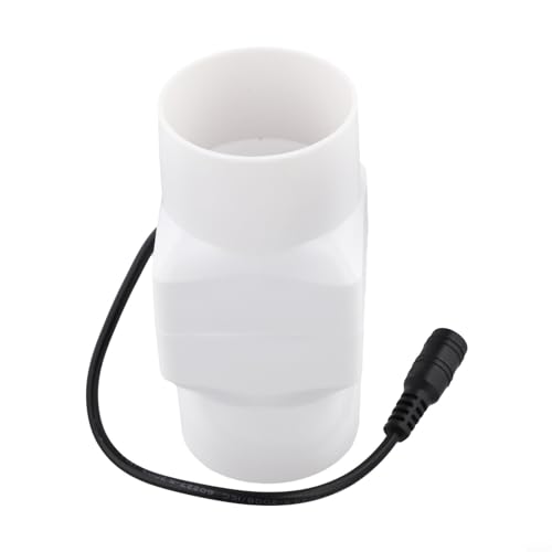 Ventilador de conducto en línea de 12 V 6 W, para extractor de baño, silencioso 38 dB de alto volumen de aire de 36 m³/h para un escape y ventilación interiores eficientes, para baños, cocinas
