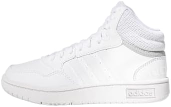 adidas Hoops Mid Shoes, Zapatillas Unisex niños, Cloud White Cloud White Grey Two, 30.5 EU