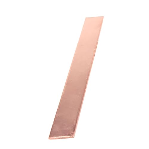GTPBAO Copper Flat Bar Rod Plate for Crafting and Industrial Use 0.8mm 1mm 1.5mm 2mm 3mm 4mm 5mm Solid Crafting(3x20x250mm)