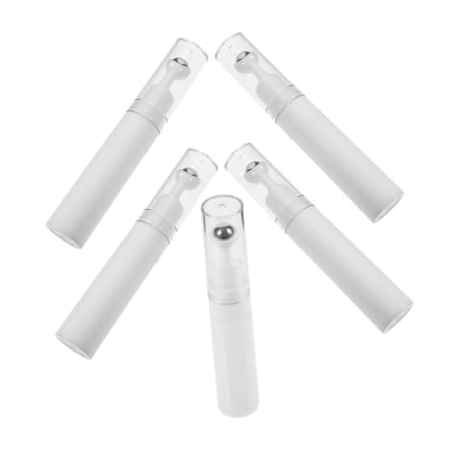 Beavorty 5 Piezas En Rollo Crema Para Los Ojos Contenedor De Aceite Esencial Aplicador De Bola De Rodillo Vacío Contenedores De Bolas Rodantes Botella De Bola Recargable Acrílico