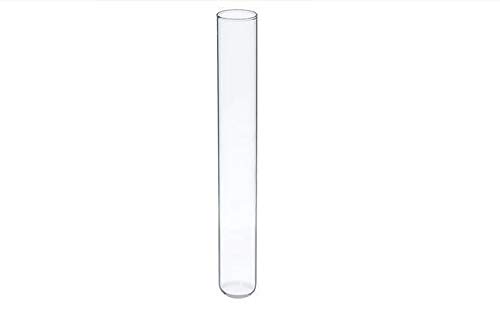 30pcs Clear Glass Test Tube 20 * 150mm Round Bottom Laboratory Chemistry Lab Tubes by