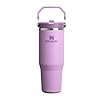 Stanley Flip Straw Tumbler 1.0 Water Bottle With Straw 30oz - Keeps Cold For 12+ Hours - Easy To Carry - Dishwasher Safe - Stainless Steel Thermal Flask - BPA-Free Travel Mug - Lilac