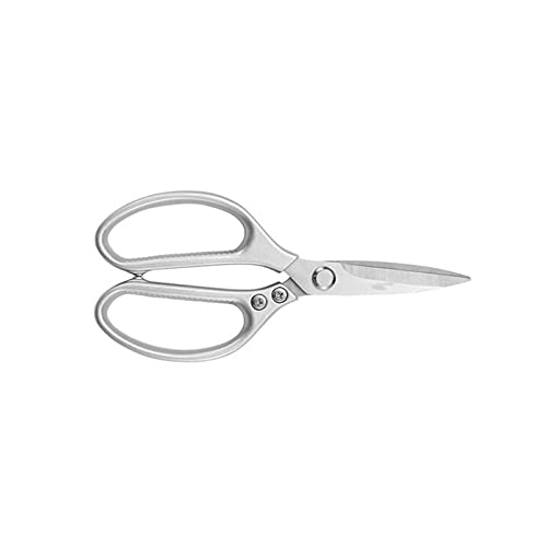 RTHGTFJD Tijeras Costura Tijeras de Acero Inoxidable, Especial for la Cocina, Matan a los Peces y Cortar Huesos de Pollo, Todo Acero, Fuerte y Resistente al Desgaste.