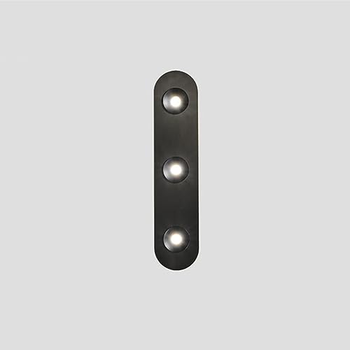Plafonnier LED long 3 ou 4 têtes éclairage moderne noir haute efficacité - 2