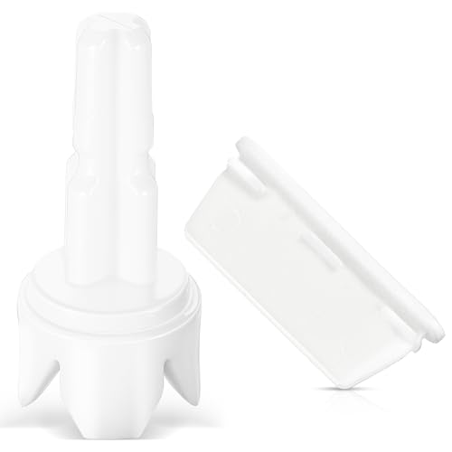 Marsui 2 Pieces Replacement Parts Compatible with Baby Brezza FRP0046 Compatible with Formula Pro Advanced Shaft with Rubber Blade 1 Set