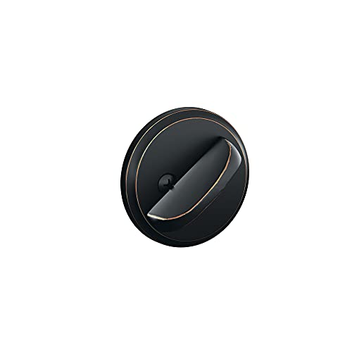 Schlage B60N BRK 716 Brookshire Single Cylinder Deadbolt, Aged Bronze by SCHLAGE - Image 4
