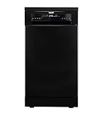 Baridi 45cm Slimline Freestanding Dishwasher, 10 Place Settings, 8 Programs - DH267