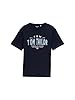 TOM TAILOR Mens Logo Print T-Shirt, 10668 - Sky Captain Blue, M #2