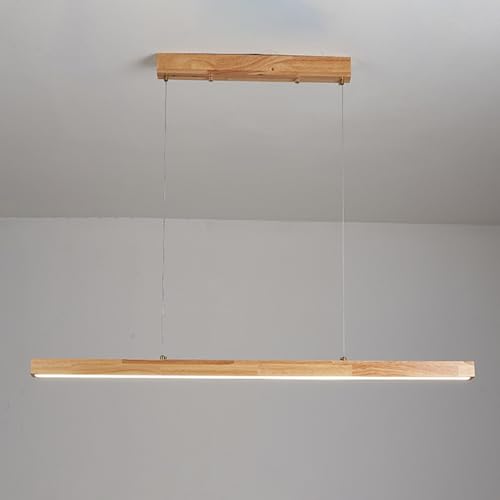 Lustres suspendus en bois pour table de billard et luminaire de plafond de bureau moderne