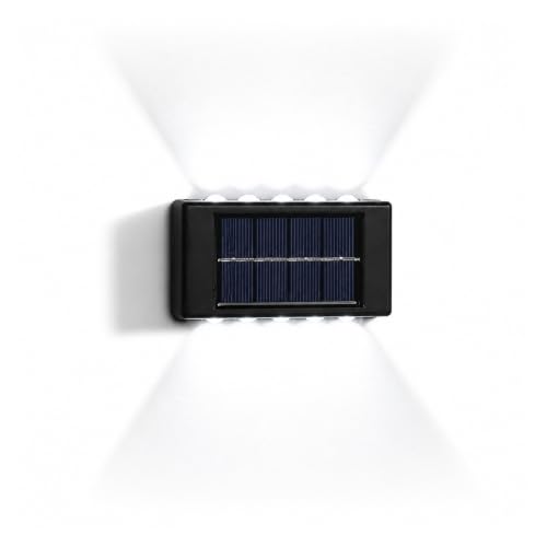 屋内照明 ソーラー上下双頭ウォールライト LED 壁付け(8led white light) [4]