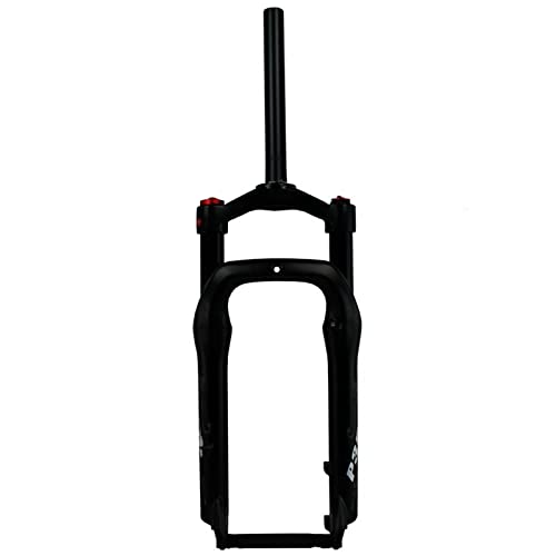 Smanni Fat Bike Fork 20 Bicycle Air Suspension 20Inch X 4.0 Tires Gass Resilience Oils Damping Disc Brake Qr 9 X 135Mm Lockout Cap (Color : 20X4.0 Matte Black) #TOP7