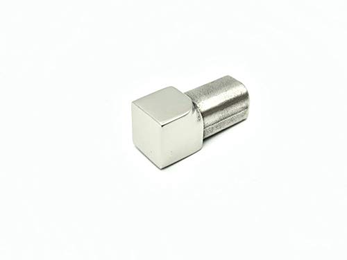 Preisvergleich Produktbild ProDiva QUADRANS Eckstück - Edelstahl V4A Premium Qualität - Innenecke, Abschlussecke, Ecke, Viertelkreisprofil, Rundkantenprofil (Innenecke, Poliert, 12,5 mm)