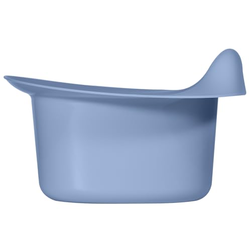 Kindsgut Abhaltetöpfchen für Babys, Babytopf WC/Klo, hochwertige Qualität und dezente Farben, abhalten und windelfrei, Taubenblau
