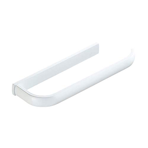 Porte-serviette carré blanc pour ranger les essuie-mains de douche