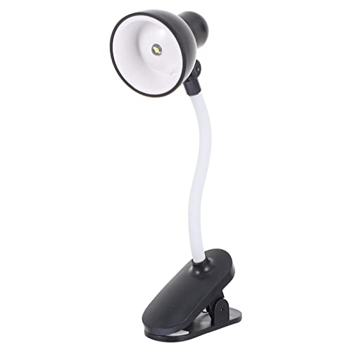 Hemobllo 1 Mini Lámpara Con Abrazadera Para Mesita De Noche Lámpara De Lectura Lámpara De Escritorio Luz Plegable Con Clip Para Estudio