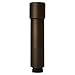 Landscape Brass Riser in Weathered Brass Height: 6"