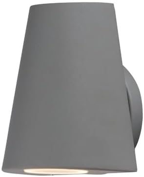 Maxim Mini-6W 1 LED Outdoor Wall Lantern-5 Inches Wide by 6.25 inches high-Silver Finish