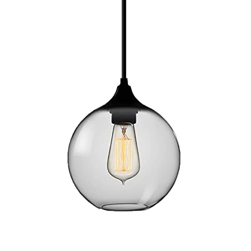 Lampe à bar en verre simple pour éclairer sans éblouir