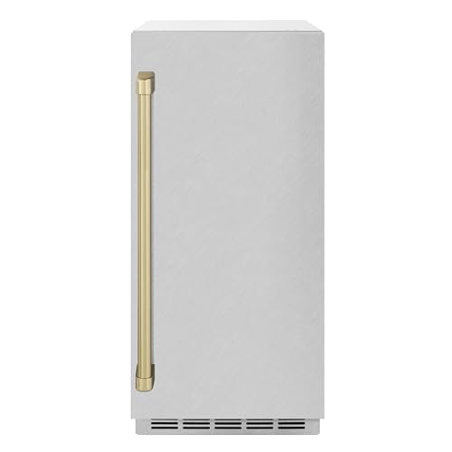 Fabricadora de hielo ZLINE Touchstone 15 in. acero inoxidable miniatura 1