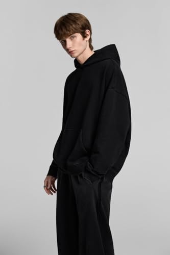 Oversized Hoodies for Men Acid Wash Baggy Hoodie Womens Vintage Pullover for Teens4