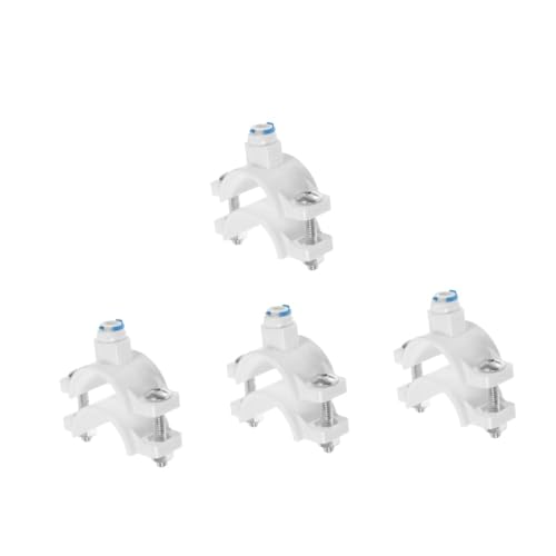 Balacoo 4pcs Drain Saddle Valve 1/4 Inch Clamp for Reverse Osmosis Filters Plastic Water Filters Clip