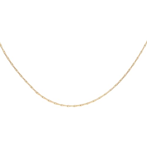 CARISSIMA Womens 9ct Yellow Gold 1mm Wheat Shape Chain Necklace/Bracelet