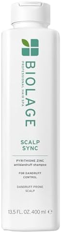 Biolage Scalp Sync Anti-Dandruff Shampoo - Controls Itchy Scalp, Deeply Cleanses, Moisturizing Dandruff Treatment, With Zinc Pyrithione, Vegan & Cruelty-Free, 13.5 Fl Oz
