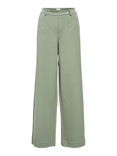 Pantalon en toile OBJLISA Laurel Wreath léger et confortable