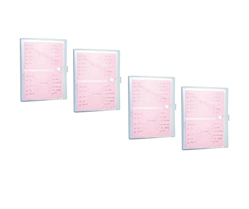 Fundas para tarjetas de plástico transparente de alta capacidad con 40 páginas