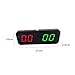 Digital Scoreboard with Magnetic Charging - 50-Hour Battery Score Keeper for Basketball, Cornhole, Tennis, Volleyball, Portable Sports Dual-Color LED Game Counter (Black)