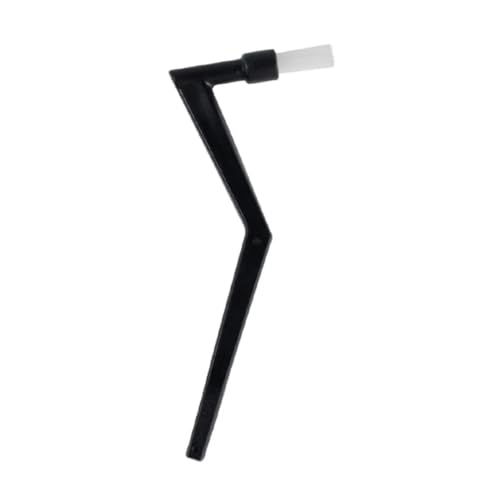 Image of BEAN BLISS Coffee Machine Cleaning Brush - Durable Nylon Zig-Zag Bristles | Barista-Style Brush for Espresso Machine Group Head & Coffee Grinder Cleaning - Black