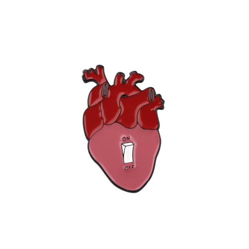 PLITI Regalo de cardiología, regalo de cardiólogos, regalo de corazón para médicos, regalo de enfermera cardíaca, regalo anatómico de corazón, Medium, Acero inoxidable