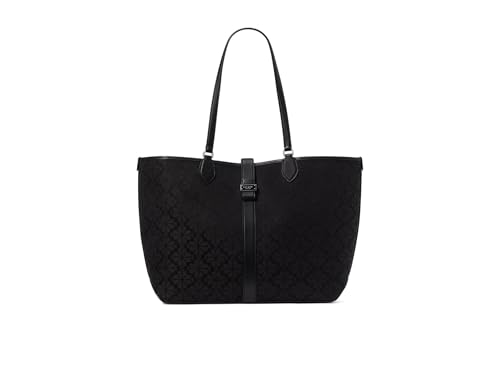 kate spade new york Spade Flower Jacquard Spade Flower Jacquard Large Open Tote, Black Multi