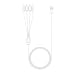Produktbild XLayer Octopus Kabel, 4 in 1 Multi-USB-Ladekabel zum Aufladen von bis zu 4 Geräten gleichzeitig, Geeignet für Smartphone und Tablet, Weiß