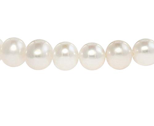 Round Freshwater Cultured Pearl Bride & Bridesmaid 8" Stretch Strand Bracelet - Choice of Pearl Size and Color4