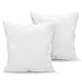 Dreamzie - Federe Letto (Set di 2) - per i Cuscini 65 x 65 cm, Bianco Alabastro, Microfibra (100% Poliestere) - Federa Cuscini Letto qualità Confortevole Ipoallergenica