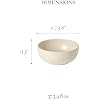 Casafina Ceramic Stoneware 7.5 x 3, 37 oz. Serving Bowl - Pacifica Collection, Salt (White) | Microwave & Dishwasher Safe Dinnerware | Food Safe Glazing | Restaurant Quality Serveware