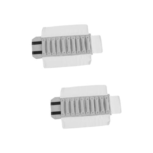 Cabilock 2pezzi Organizer Per Gioielli Da Viaggio Rotolo Porta Anelli e Collane Accessorio Compatto Per Esposizione e Conservazione Per Casa e Trasporto