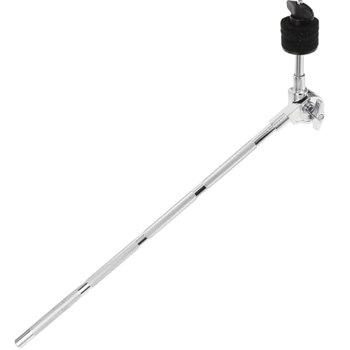 Extensión de brazo de clamp para platillos batería, metálico plateado miniatura 1