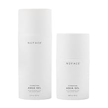 NuFACE Aqua Gel Activator - Microcurrent Conductive Gel & Activator Powered by IonPlex & Hyaluronic Acid to Enhance Results of NuFACE Facial Device - Improves Skin Radiance - 2 Pack 3.3 oz & 1.69 oz